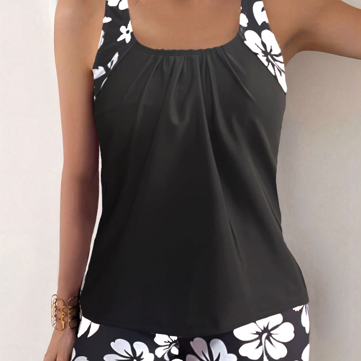 Woman Tankini With Shorts Swim - Tops 评论和价格